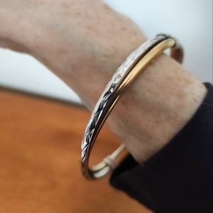 Silver and Gold Bracelet
